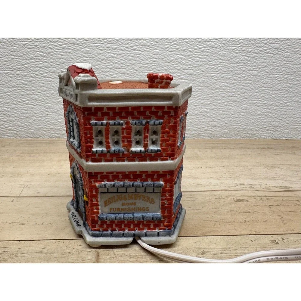 1994 American Landmarks Collection Christmas Heiling & Meyers Porcelain Store